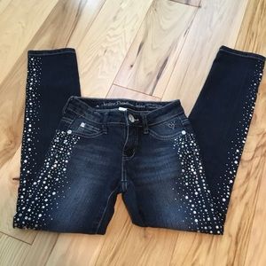 Justice Bling Jeans EUC